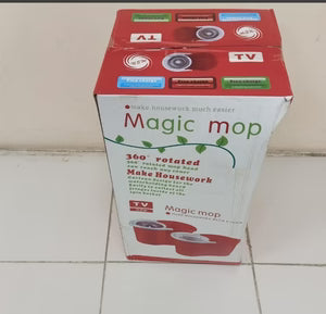 360° Spin Mop & Dual-Bucket System – Hands-Free Stainless Steel Wringer with Ultra-Absorbent Microfiber Heads