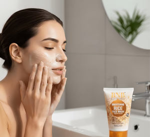 BNB Brightening Rice Face Wash – Deep Cleansing & Anti-Aging Formula for Radiant Skin (120ml)