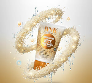BNB Brightening Rice Face Wash – Deep Cleansing & Anti-Aging Formula for Radiant Skin (120ml)