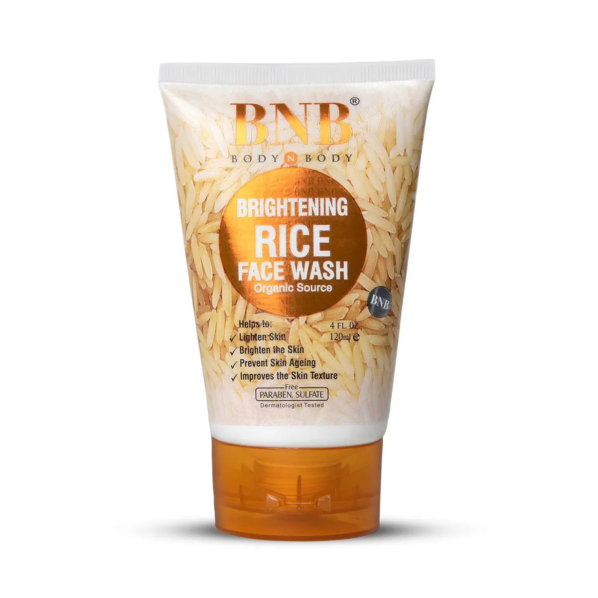 BNB Brightening Rice Face Wash – Deep Cleansing & Anti-Aging Formula for Radiant Skin (120ml)
