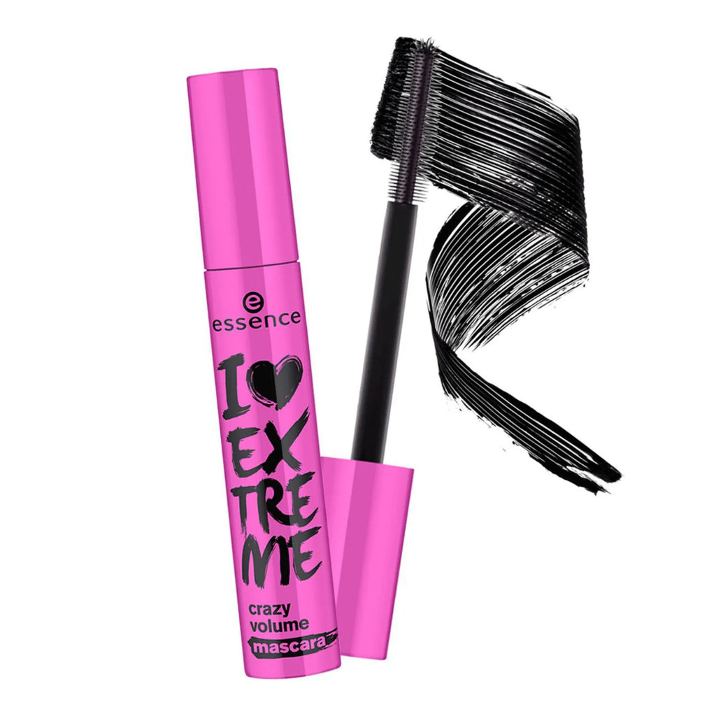 Essence I Love Extreme Crazy Volume Mascara – Ultra-Black Formula for Dramatic Length & Instant Volume