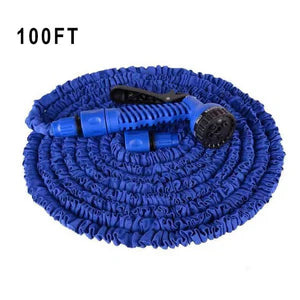 100ft Expandable Garden Hose – Kink-Free Flexible Water Hose with 7-Way Multi-Function Spray Nozzle