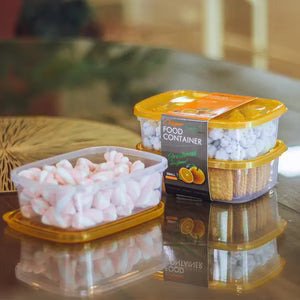 Stackable Airtight Food Storage Containers – 3-Piece Space-Saving Set (600ml, 1000ml, 1700ml)