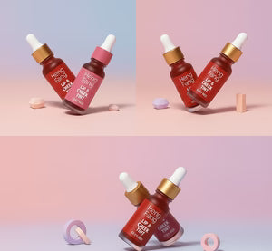 Heng Fang Lip & Cheek Tint Dropper Set (2-Pack) – Long-Lasting Liquid Stain for a Natural Flush