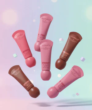 HUDA MOJI Syushy Matte Lip Balm Set – 6pcs Velvet-Soft Long-Lasting Lip Color Collection