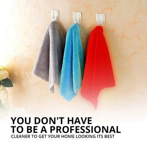 Ultra-Absorbent Microfiber Cleaning Towels (Set of 3) – Lint-Free & Streak-Free Multi-Surface Polishing Cloths