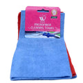 Ultra-Absorbent Microfiber Cleaning Towels (Set of 3) – Lint-Free & Streak-Free Multi-Surface Polishing Cloths
