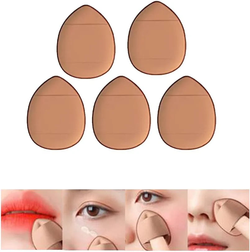 Quetee Beauty 4-in-1 Makeup Puff Set – Latex-Free Blending Sponges for Flawless Foundation & Powder