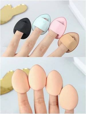 Quetee Beauty 4-in-1 Makeup Puff Set – Latex-Free Blending Sponges for Flawless Foundation & Powder