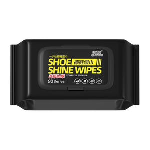 80pc Instant Shoe Shine Wipes – Heavy-Duty Footwear Cleaner & Polishing Wipes for Leather, Sneakers, & Boots