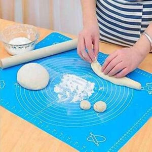 Extra-Large Silicone Baking Mat – Non-Stick Pastry Kneading Mat with Measurement Guides (40x50 cm)
