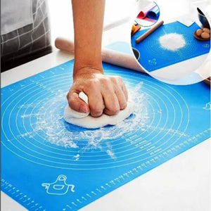 Extra-Large Silicone Baking Mat – Non-Stick Pastry Kneading Mat with Measurement Guides (40x50 cm)