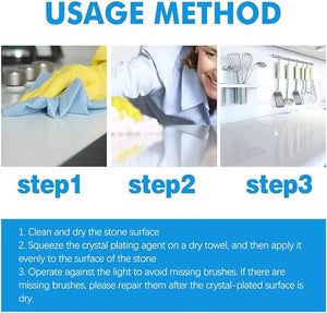 Stone Stain Remover & Polishing Gel – Ultimate Marble, Granite, & Quartz Cleaner for Rust, Oil, & Oxidation