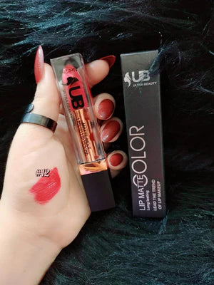UB Ultra Beauty Liquid Matte Lipstick – Long-Lasting 24H Waterproof Lip Color (24 Shades)