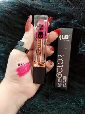 UB Ultra Beauty Liquid Matte Lipstick – Long-Lasting 24H Waterproof Lip Color (24 Shades)
