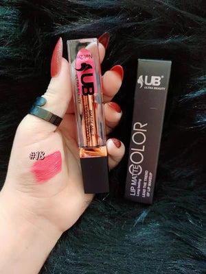 UB Ultra Beauty Liquid Matte Lipstick – Long-Lasting 24H Waterproof Lip Color (24 Shades)
