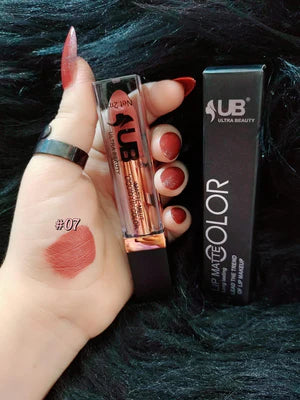 UB Ultra Beauty Liquid Matte Lipstick – Long-Lasting 24H Waterproof Lip Color (24 Shades)