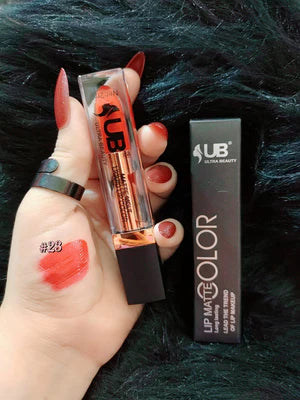 UB Ultra Beauty Liquid Matte Lipstick – Long-Lasting 24H Waterproof Lip Color (24 Shades)