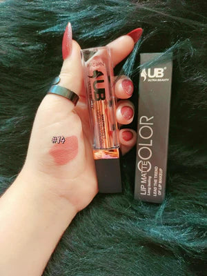 UB Ultra Beauty Liquid Matte Lipstick – Long-Lasting 24H Waterproof Lip Color (24 Shades)