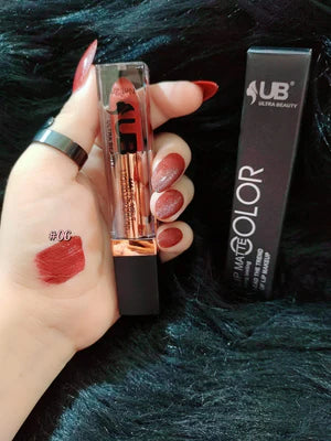 UB Ultra Beauty Liquid Matte Lipstick – Long-Lasting 24H Waterproof Lip Color (24 Shades)