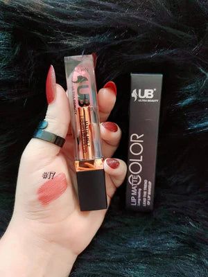 UB Ultra Beauty Liquid Matte Lipstick – Long-Lasting 24H Waterproof Lip Color (24 Shades)